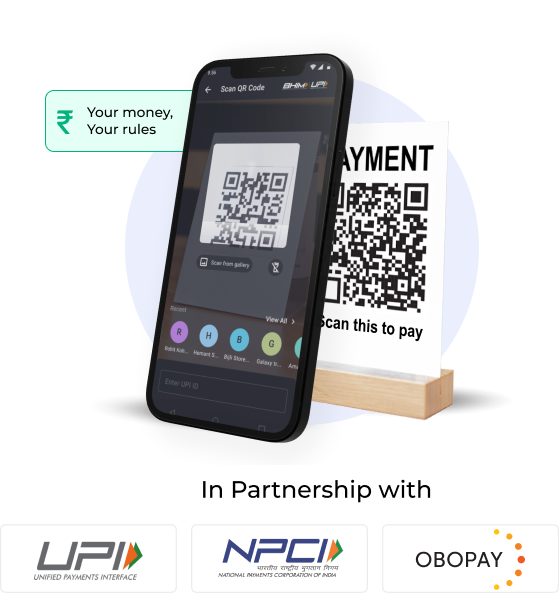 QR code for Cashbook payments